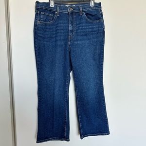 Levi’s High Waisted Crop Flare Jeans